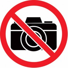 Знак P40 Фото и видео съемка запрещена 10х10 